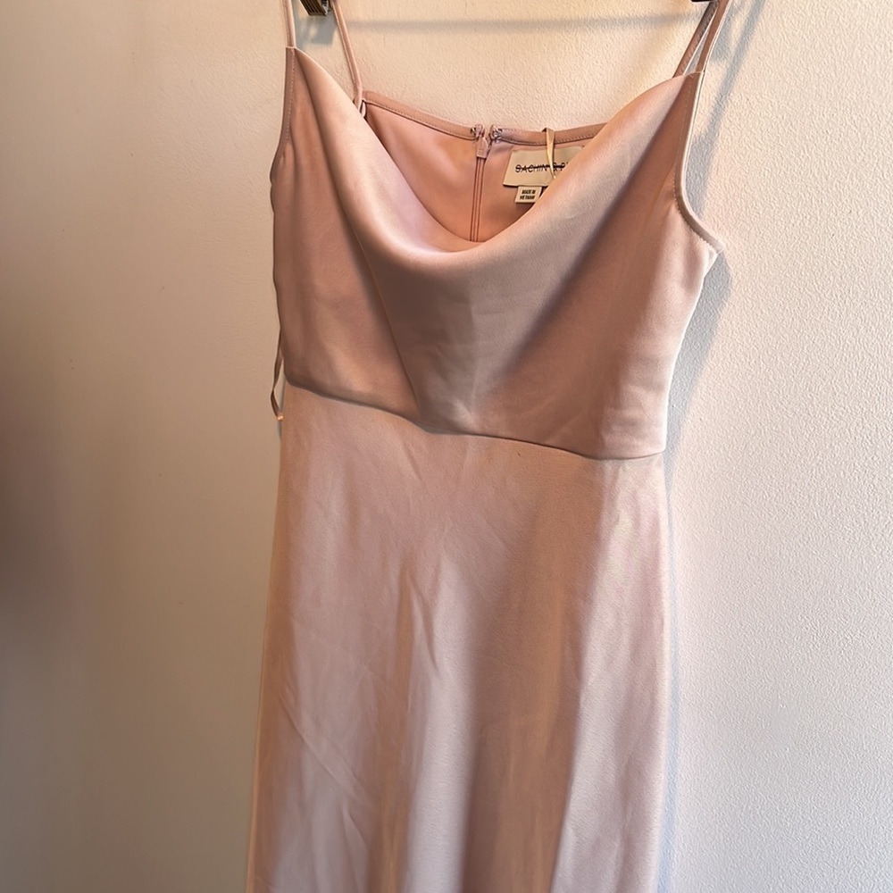 NWT BHLDN Sachin & Babi Cali Satin Charmeuse Midi Dress Size 4 - Picture 14 of 14